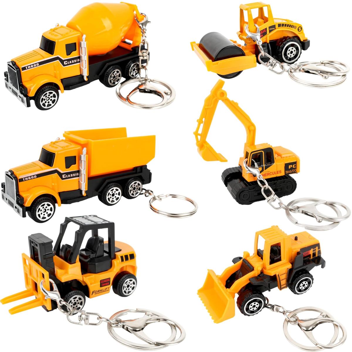 12 pcs - Construction vehicles keychain Net price 59
