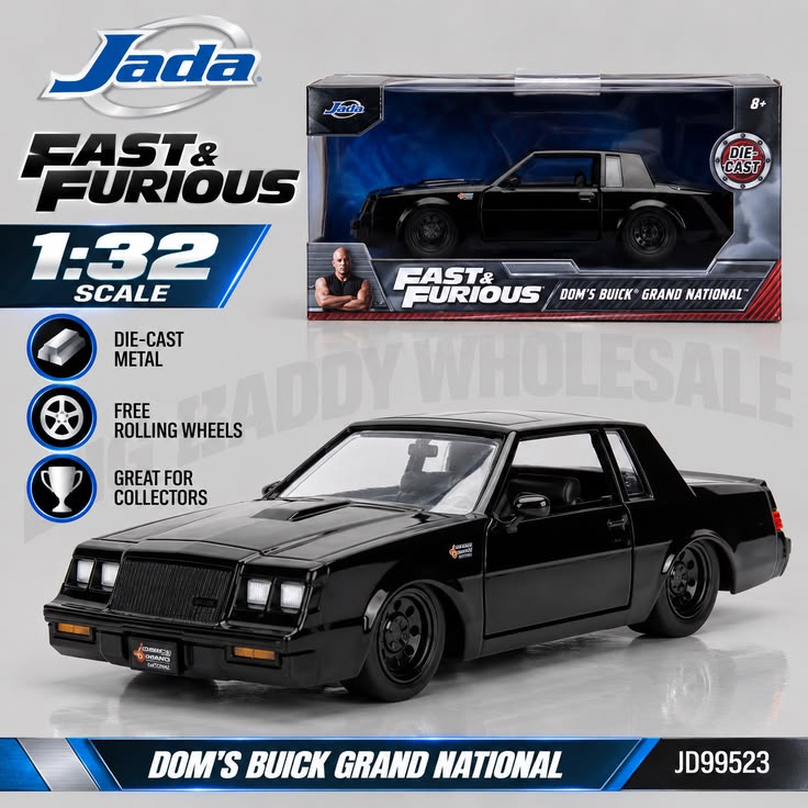 Jada Toys Fast & Furious Buick Grand National 1:32 Die-Cast Car