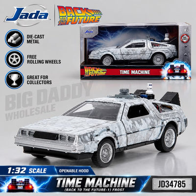 Jada Toys Back to the Future I Time Machine Frost Edition 1:32 Die-Cast Car