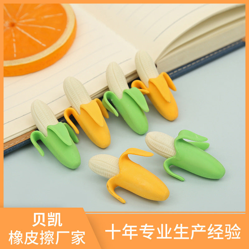 Banana Shape Eraser 36pcs (eff price 5.7 )