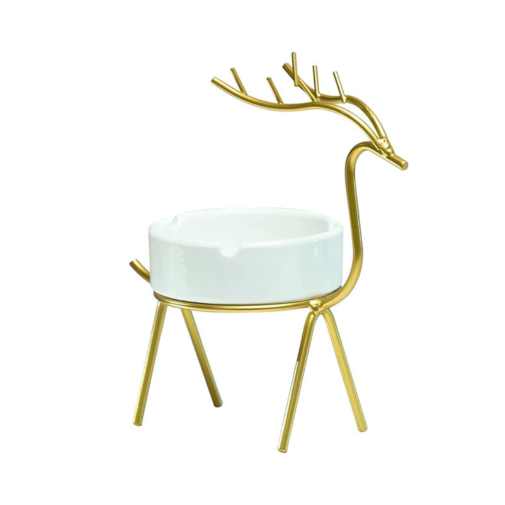 Deer Ashtray Gold color