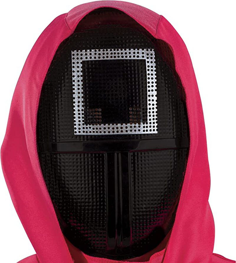5 pcs - Square Squid Game Mask (plastic) Unit Price 28