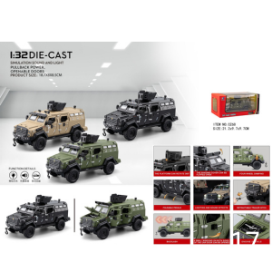 1:32 Sabretooth Armored Vehicle Die cast Car