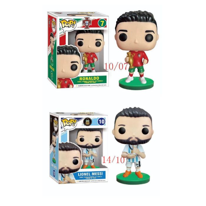 2 pcs - Ronaldo & Messi pop set net price 160