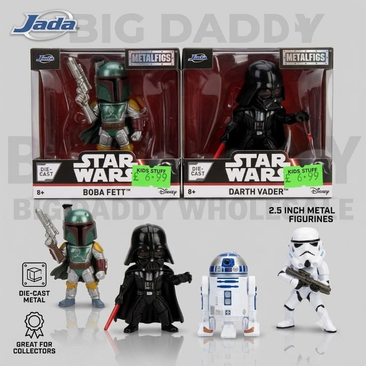 12pcs - Jada Toys Sta Wars Mini Figure Net price 810