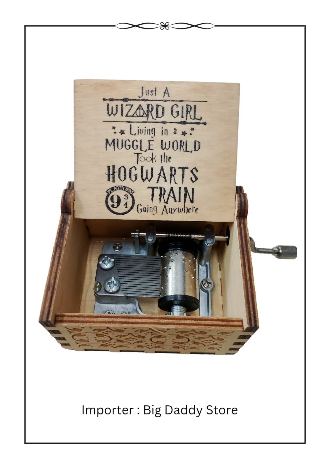 hogwarts wizard girl hp magic boy music box