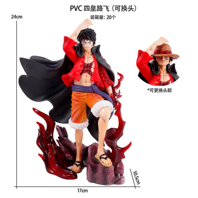 Luffy on stone