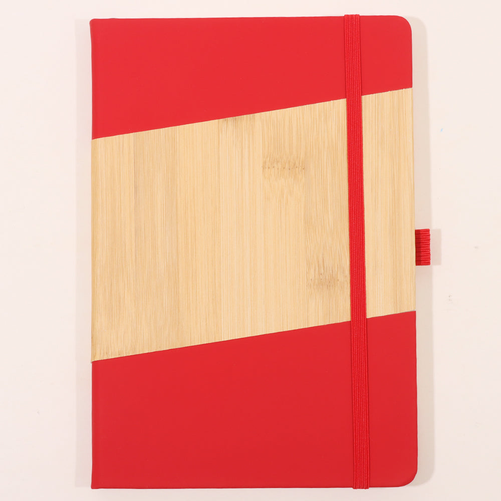 2pcs- A5 size Stylish leather + wooden strap diary (Net price -110)