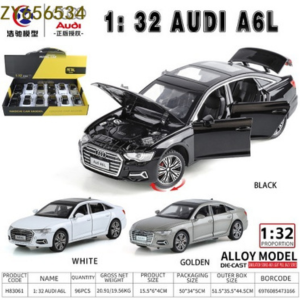 12pcs - 1:32 Audi A6L
Alloy die cast car Net price 519