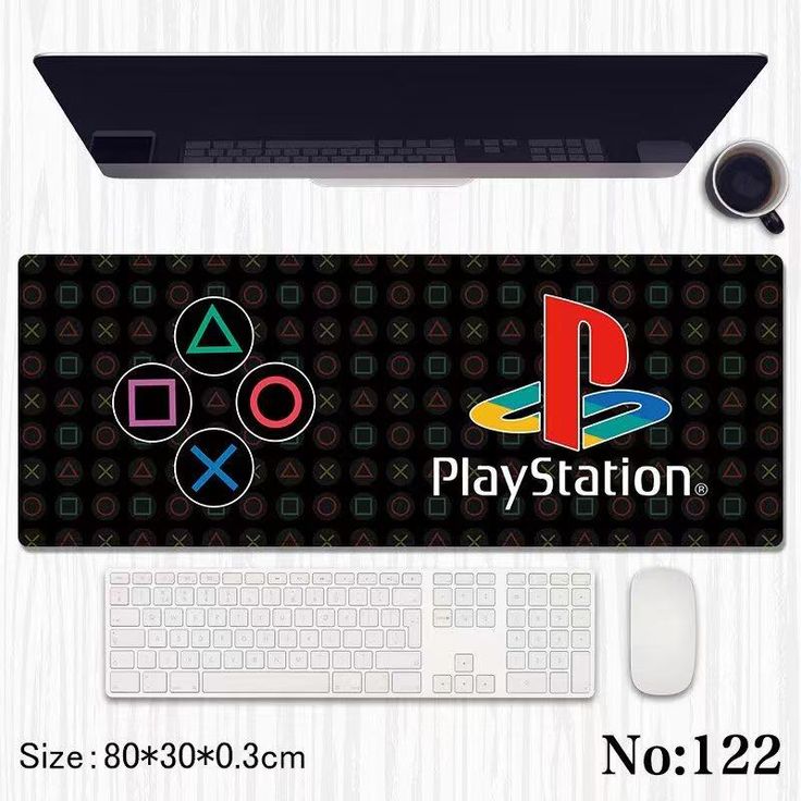 play tation mouse pad 122