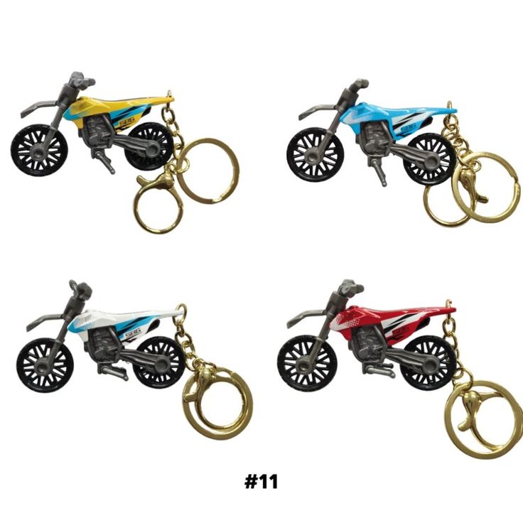 12 pcs - dirt bike keychain Net price 42