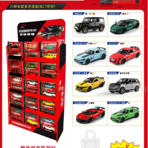 1pcs- 1:32 scale alloy car with sound and light pullback mechanism