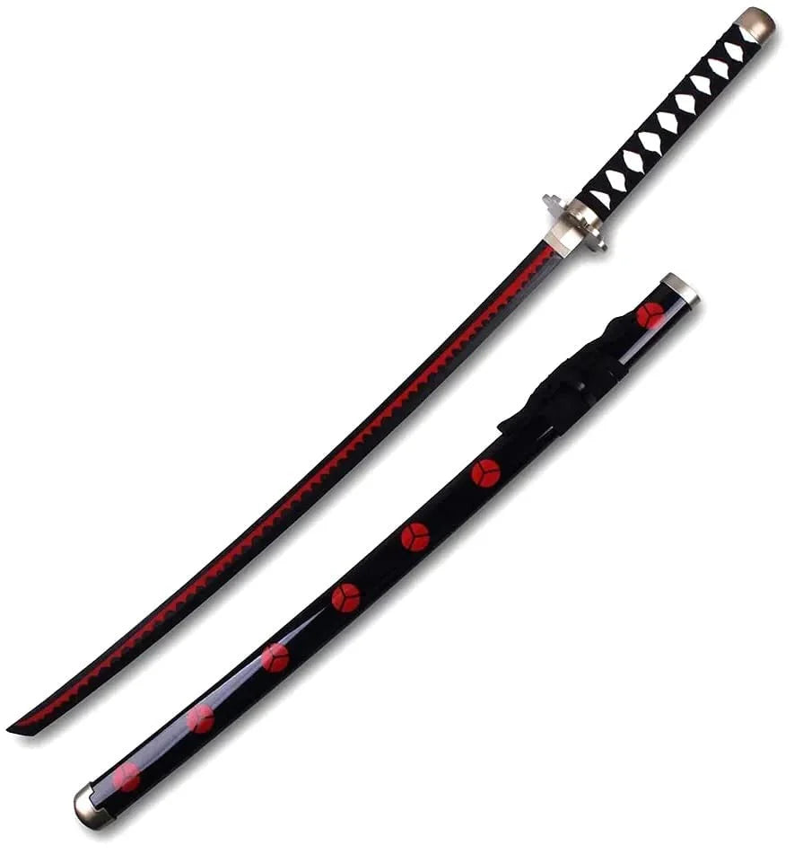 Zoro black 104cm fully essembled wooden katana