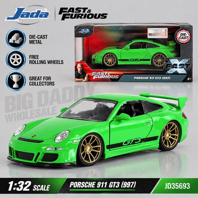 Jada Toys Fast & Furious Porsche 911 GT3 RS 997 1:32 Die-Cast Car