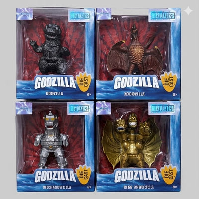 1 Pc - Jada Godzilla Metal Figure Deluxe Edition 2.5 Inch