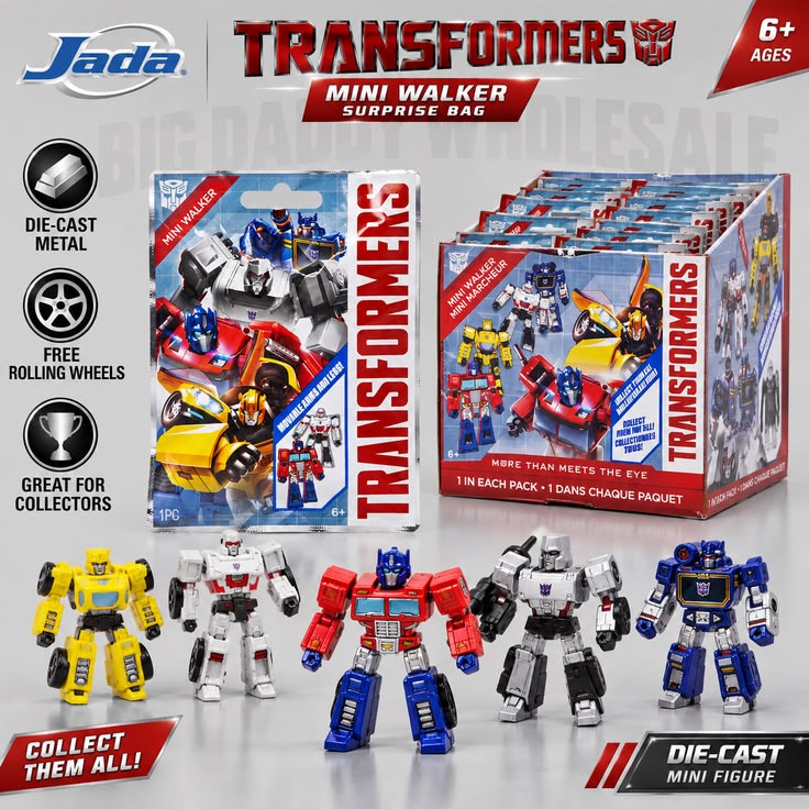 24pc - Jada Toys Transformers Mini Figure Pack net price 239