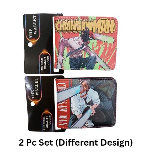 2pcs- Mixed Chainsawman Wallets net price 175