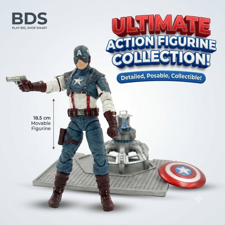 Captain Figurines Joints moving