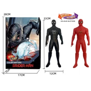 9 inch (23cm) high imitation variable color version of spidy, with rotatable joints