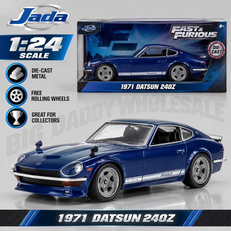 Jada Toys JDM 1972 Datsun 240Z 1:24 Die-Cast Car