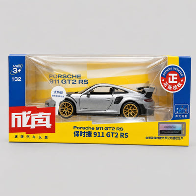 Aodubia Officially Licensed PORSCHE 911 GT2 RS 1:32 Scale Die Cast Racing Car Model