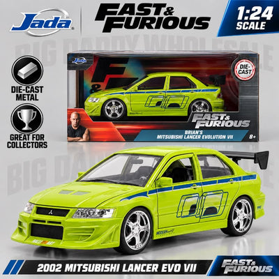 Jada Toys Fast & Furious 2002 Mitsubishi Lancer Evolution VII 1:24 Die-Cast Car