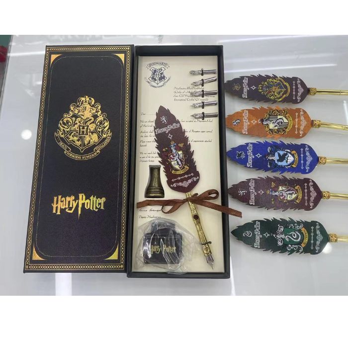 HP magic boy feather pen set colorful new