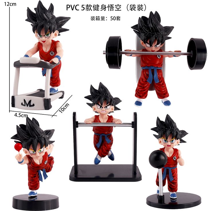 New Gym season dbz set of 5