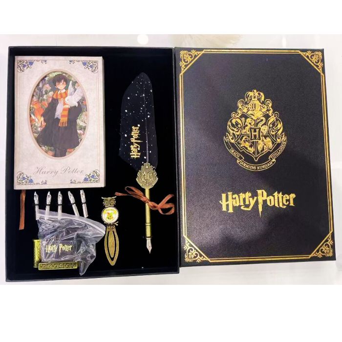 HP magic boy dieary feather pen set