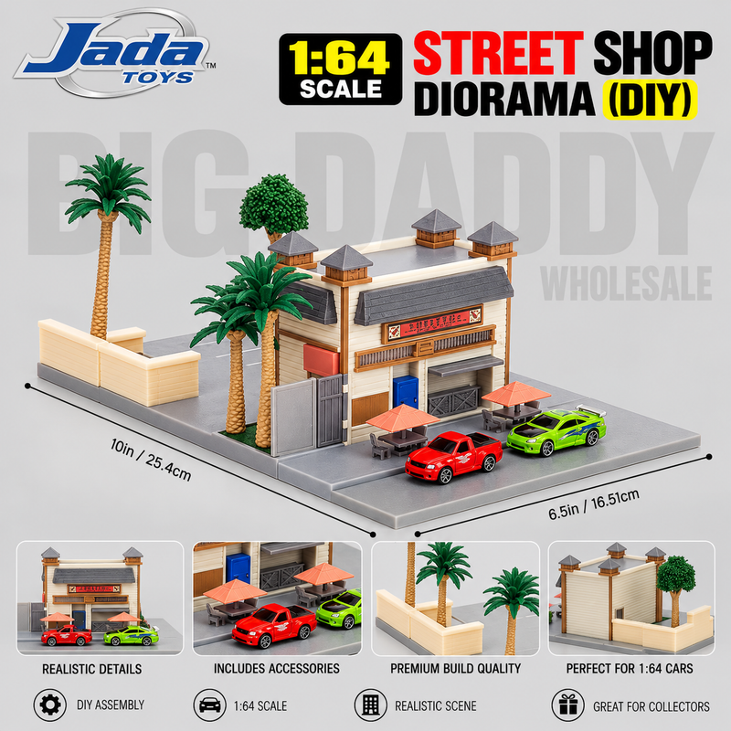 Jada Toys Fast & Furious Toretto's Market Cafe Diorama