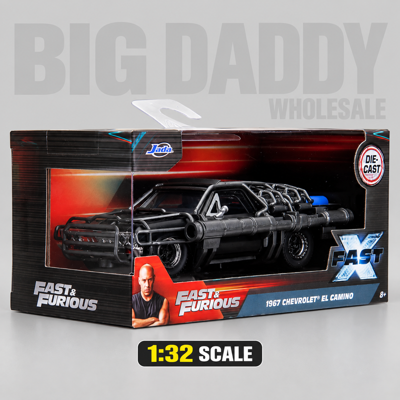 Jada Toys Fast & Furious 1967 Chevrolet El Camino 1:32 Die-Cast Car set