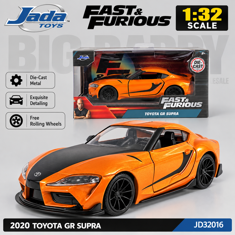 Jada Toys Fast & Furious 2020 Toyota GR Supra 1:32 Die-Cast Car