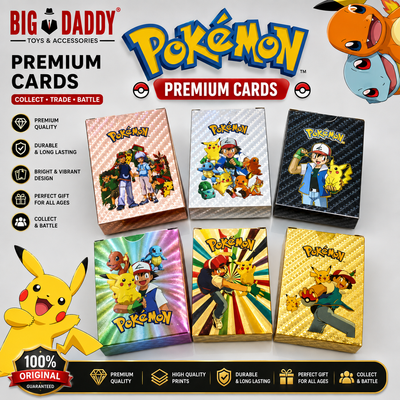 Pokiimon Gold cards mix design (Pack of 10) Net price - 76