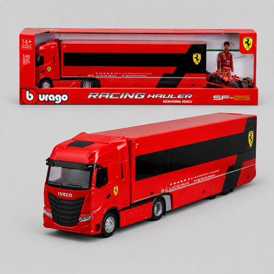 Burrago 1/43 #16 Racing Hauler