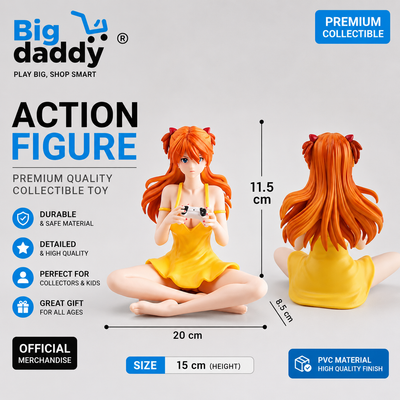 Asuka Sitting pose action fiqure