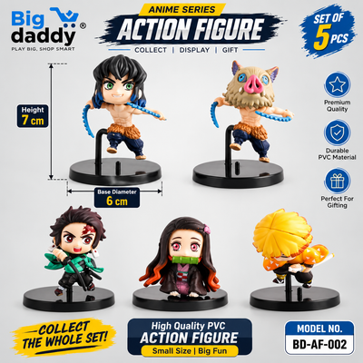 Demon slayer 7cm wala fly set