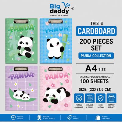 panda Cardboard Pack of 6 ( Net price - 45 )