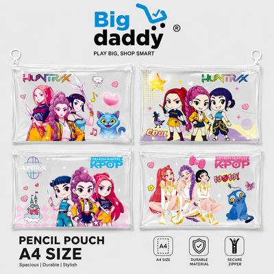 K pop demon Hunter A4 Size file pouch Pack of 12 ( Net price - 22 )