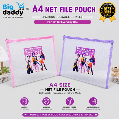 kpop A4 size Net file folder ( Pack of 6 ) Net price - 65 )