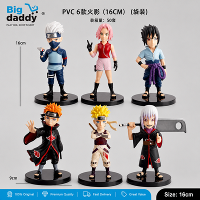 Natuto / kakashi happy Family set of 6