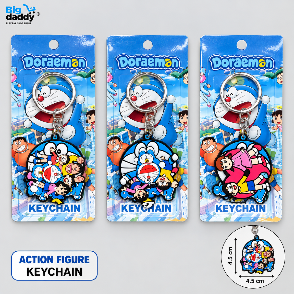 Dora Family Mix design Rotating keychain Pack of 10 ( Net price 45 )