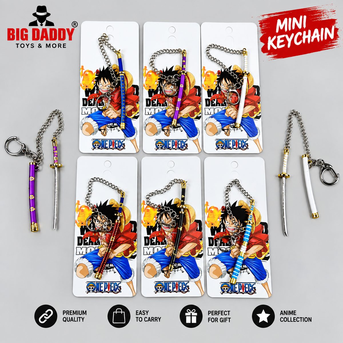 Mini katana keychain Pack of 10 (Net price - 40)