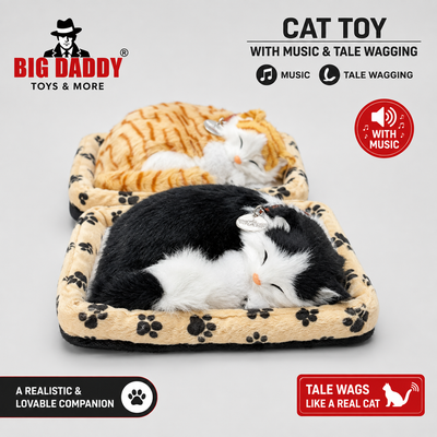 Medium size CAT with realistic waving tale & Sound ( Mix design ) 3Modes