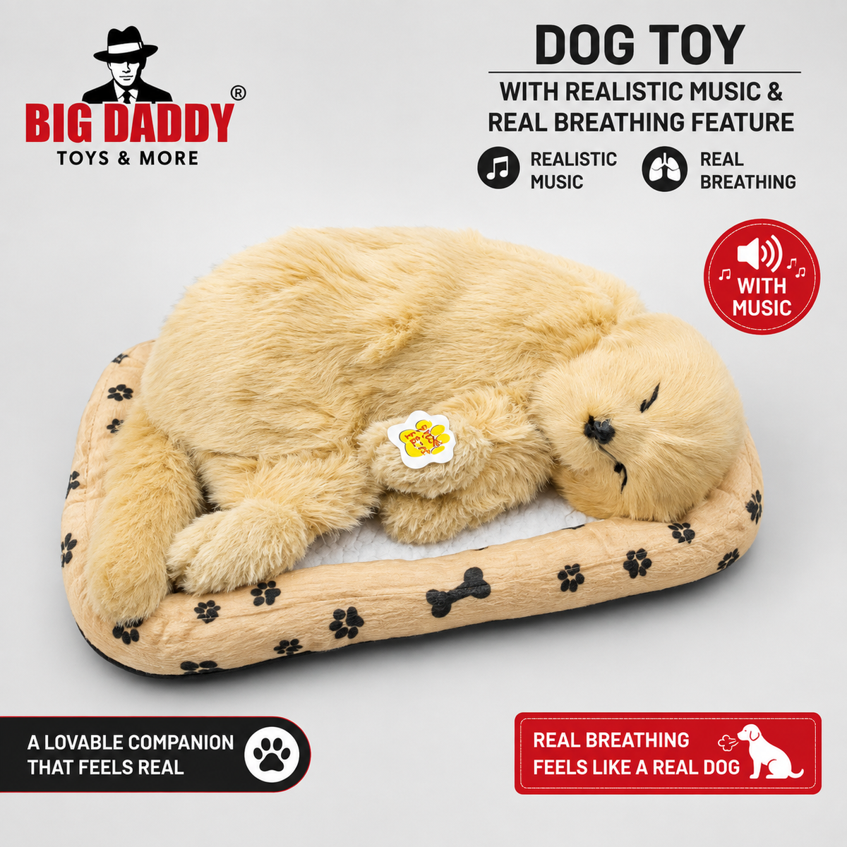 Breathing Big Dog with Sound and light and music ( 3-4 mods) Mix design