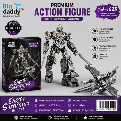 BAIWEI TW-1023 Transforming Battle Earth Shatteting Action Figure