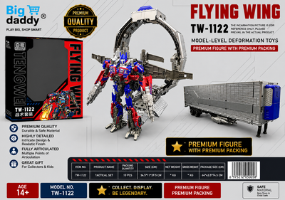 BAIWEI TW-1122 Heavy Assault Mech Robot fllying wing (2-in-1 Vehicle Mode)