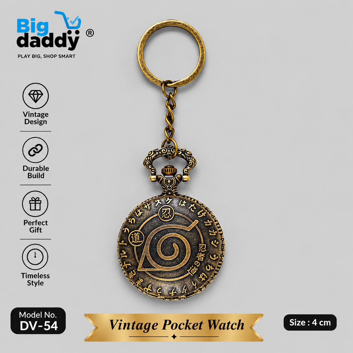 Natuto logo vintage Pocket Watch Pack of 3 (eff price 125)