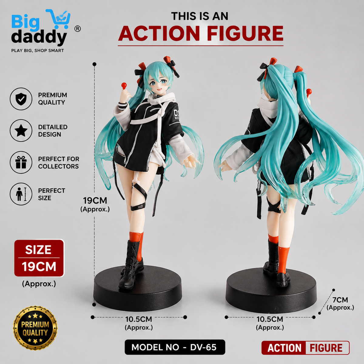 Hatsune miku 19cm premium action fiqure