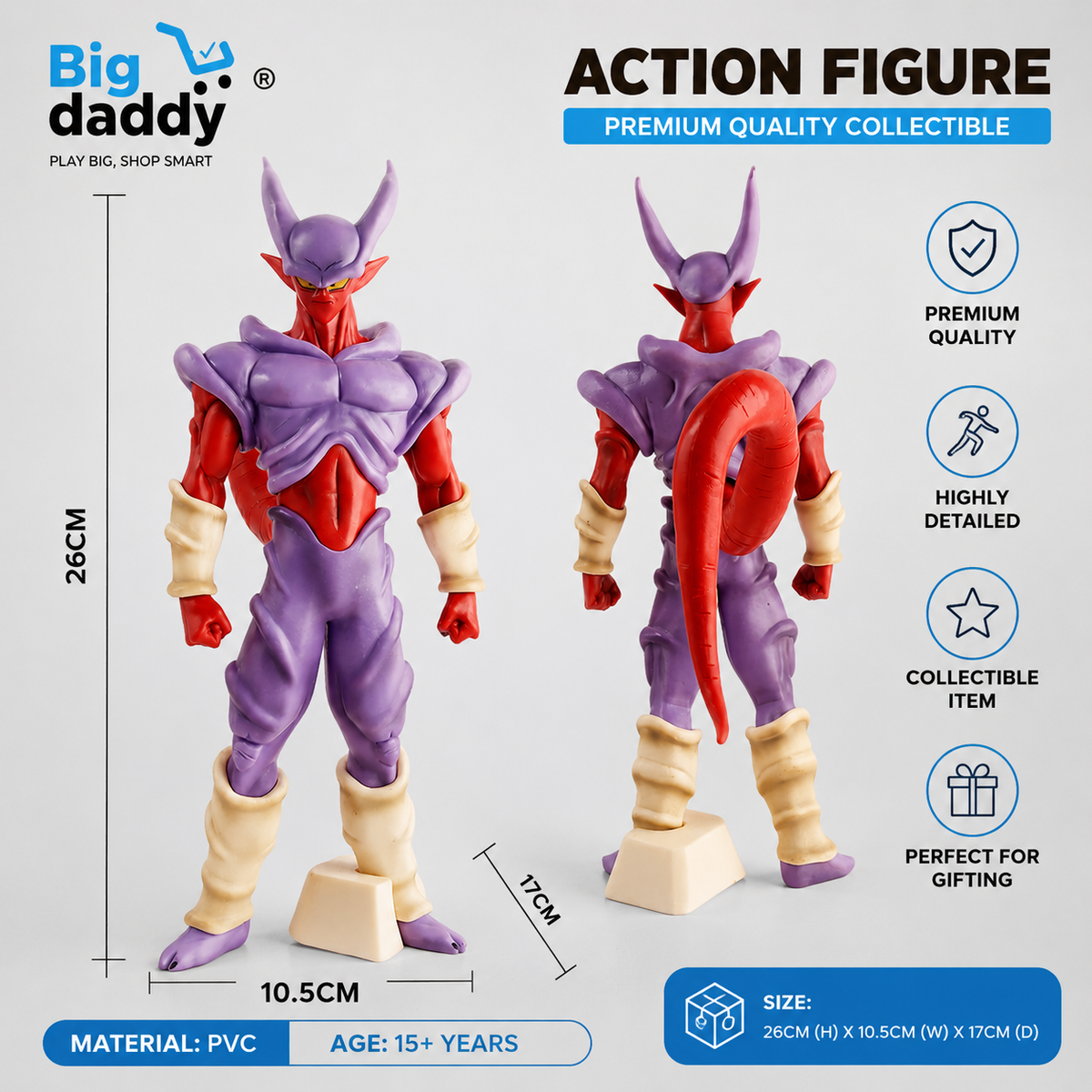 Dragon Ball Z Janemba Second Form serious stand PVC Figure