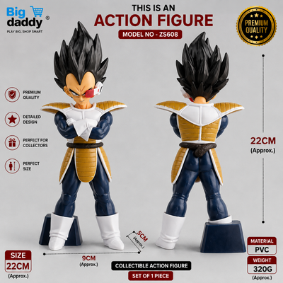 Vegeta Red eye standing fiqure 22cm